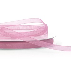 Organza Ribbon , Rosy Mauve, 1/4 Inch x 25 Yards (1 Spool) SALE ITEM